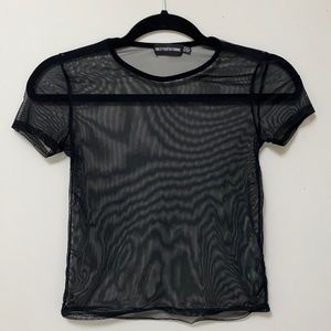 PRETTYLITTLETHING See Through Top